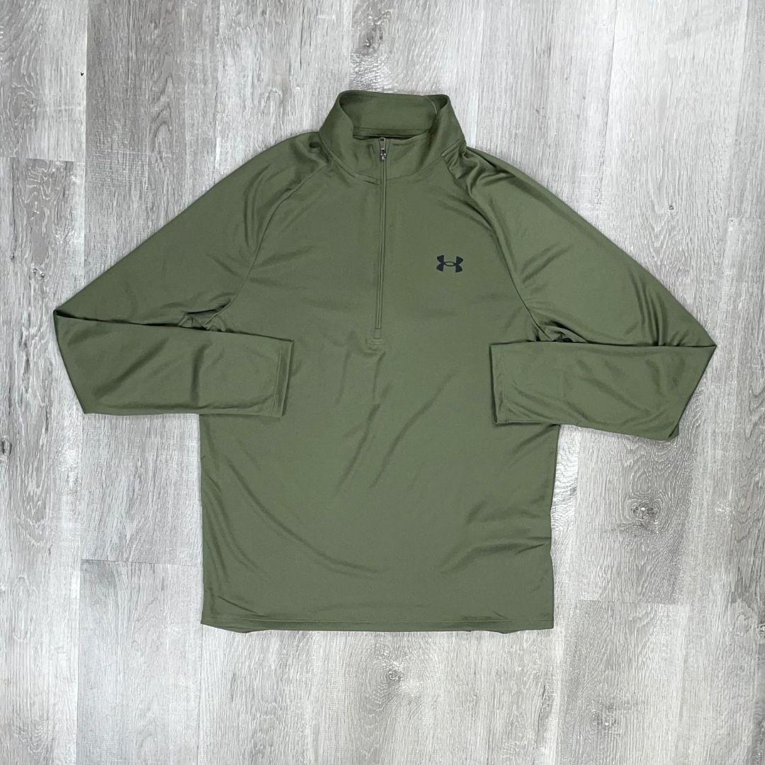 Under Armour 'Khaki' Velocity Half-Zip Tri-Set