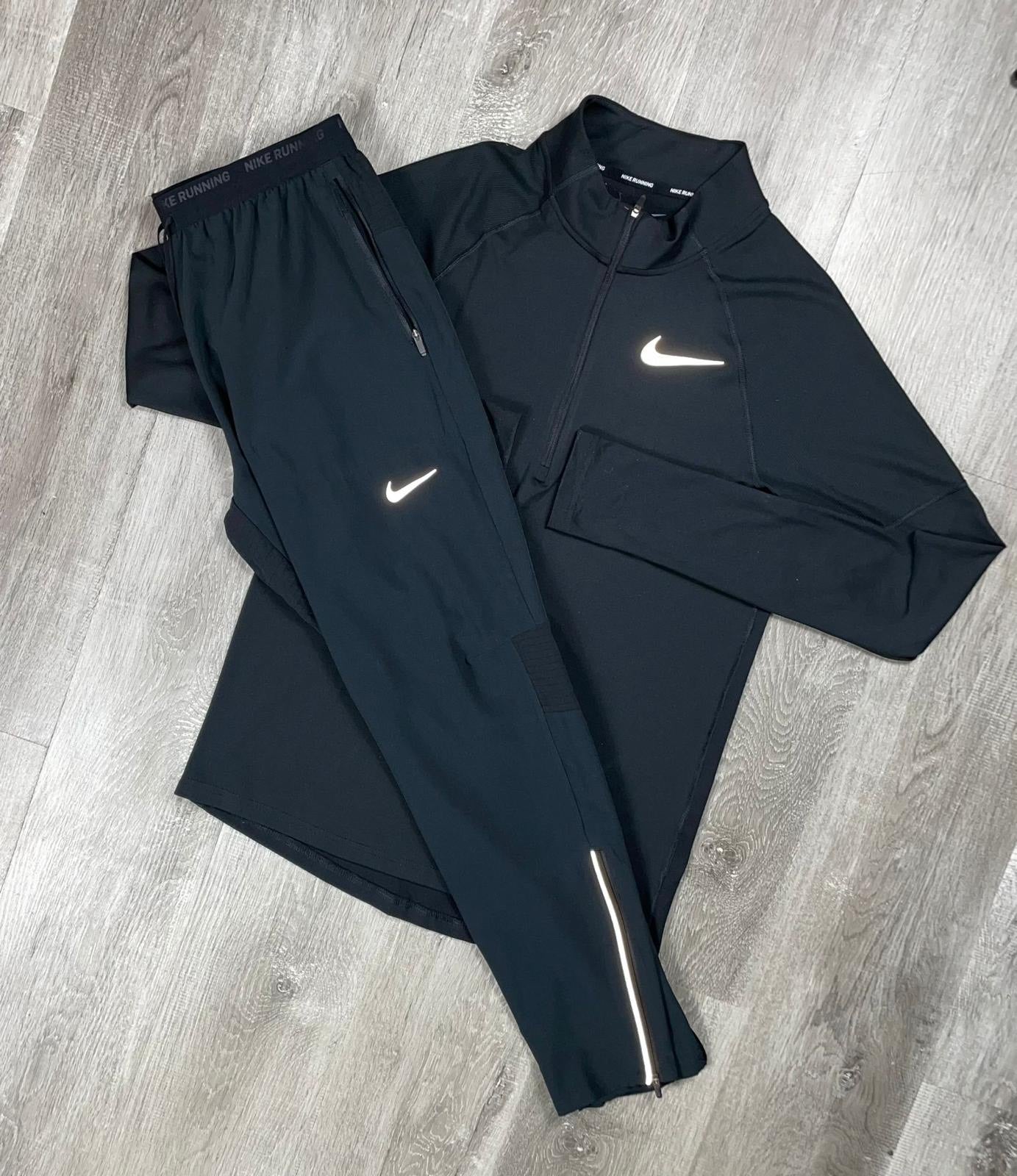 Nike Element 2.0 Black Half-Zip Tracksuit