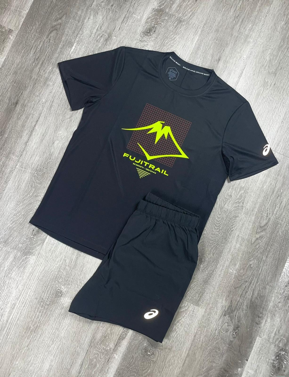 Asics 'FujiTrail' Logo T-Shirt Set