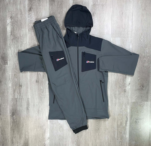 Berghaus Dark Grey/Black Woven Intervale Tracksuit