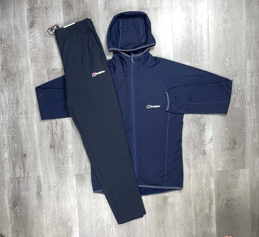 Berghaus Navy Fleece Hooded Theran Tracksuit