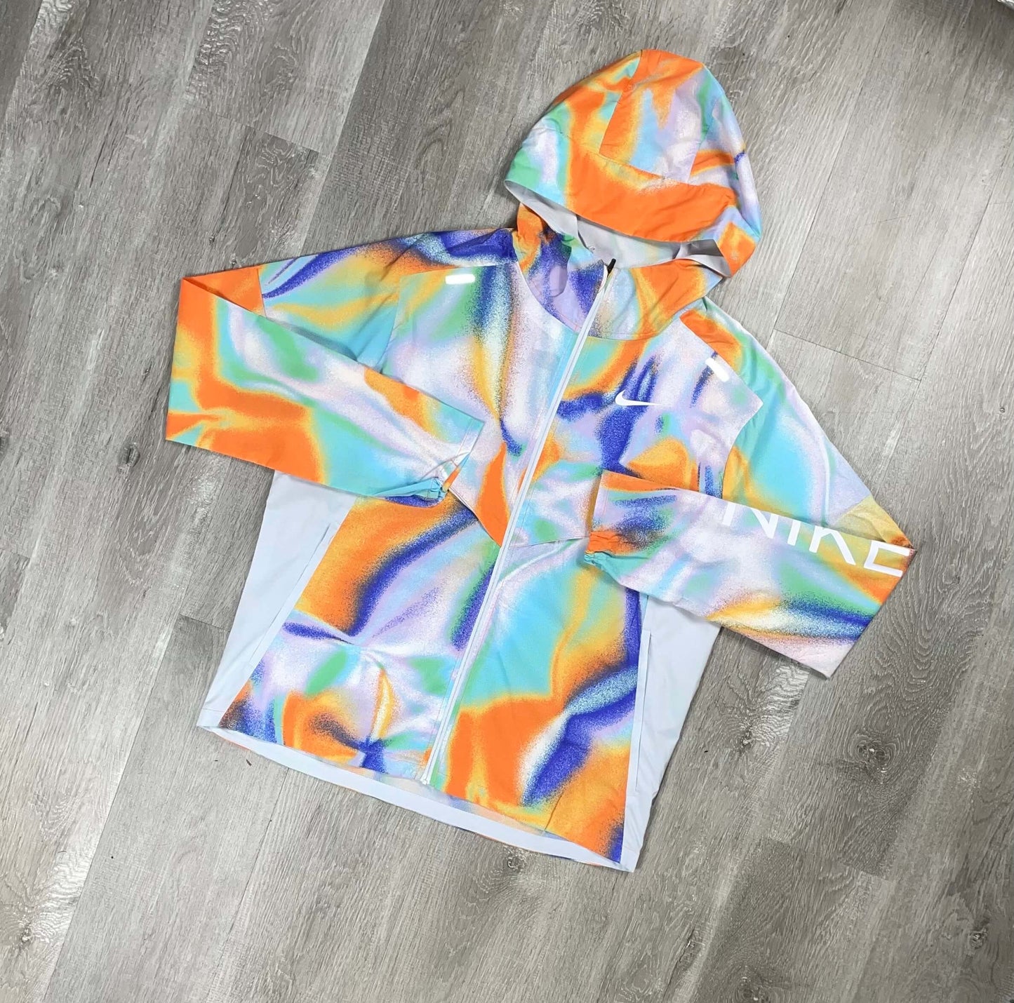 Nike 'Rainbow' Run Repel UV Windrunner