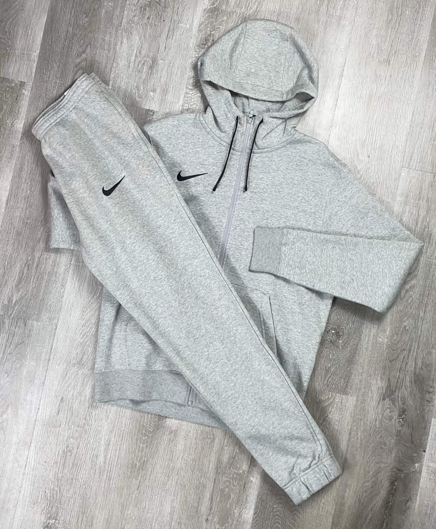 Nike Club Zipped Fleece Grey Tracksuit