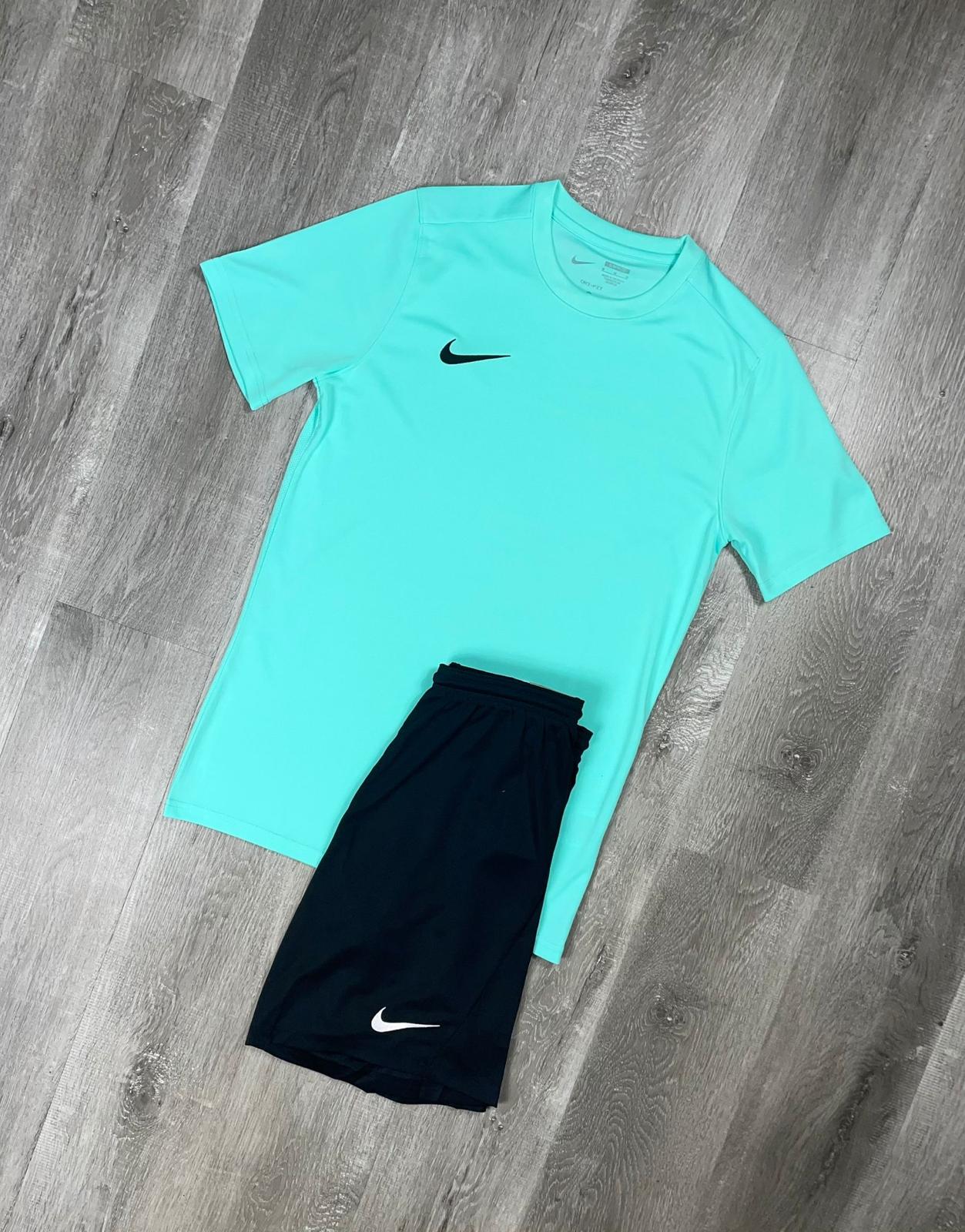 Nike 'Hyper Turquoise/Black' Dri-FIT Set