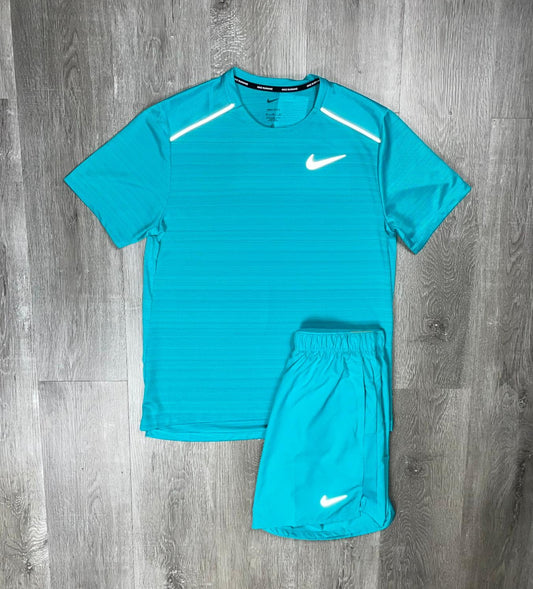 Nike 'Aqua Blue' Miler 1.0 Set