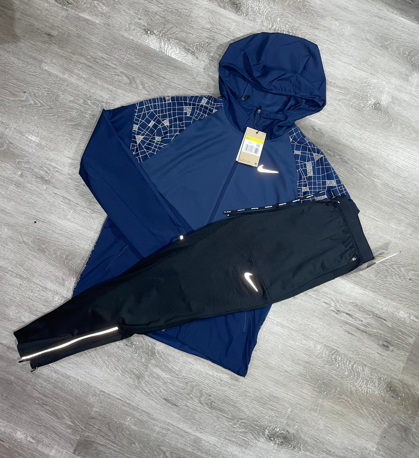 Nike 'Midnight Navy' UV Run Repel Windrunner Tracksuit